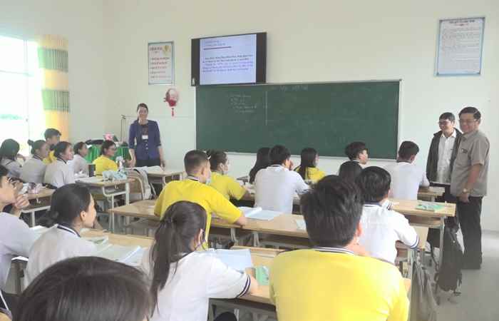 Ngã Năm: Sở GD&ĐT kiểm tra công tác chuẩn bị thi Tốt nghiệp THPT năm 2023